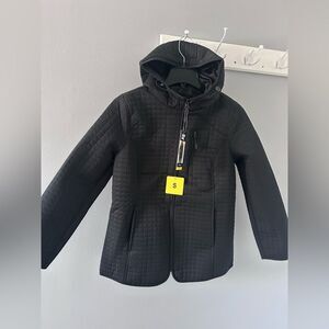 New Lands' End Women's Quilted Jacket Black